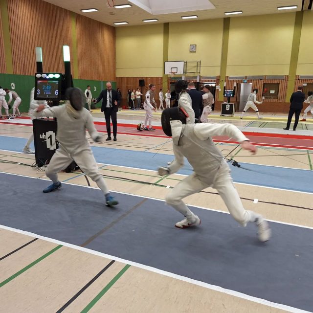 Deutsche Meisterschaft
 GER Bonn
23.03. - 24.03.
Senior
Moritz Platz 24, Nils Platz 33, Maximilian Platz 64, Jaron Platz 65...Team
Steffen, Jaron, Moritz und Nils Platz 8